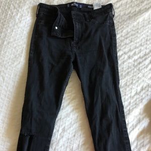 black hollister jeans